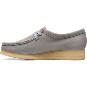 Clarks - Womens Wallabee Shoes, size 9 US womens, color grey.